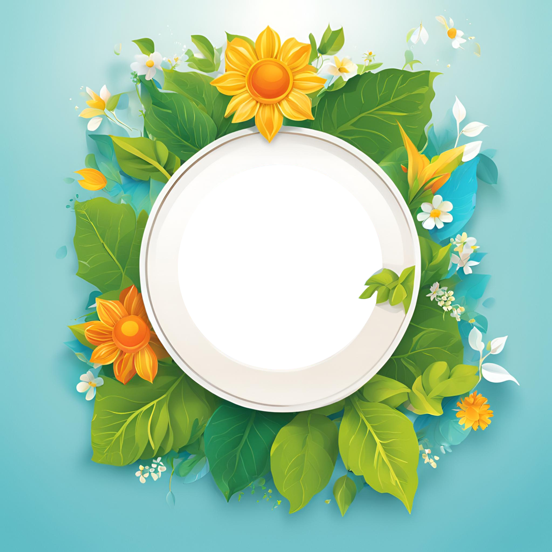 Beautiful Flowers Frame