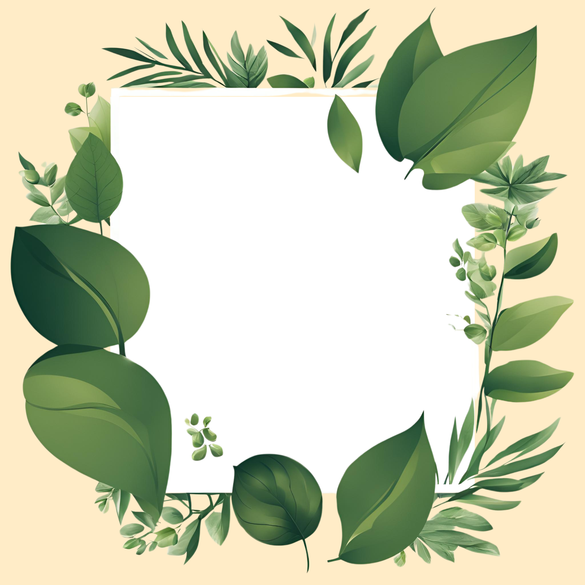 Pretty Leaves Photo Frame