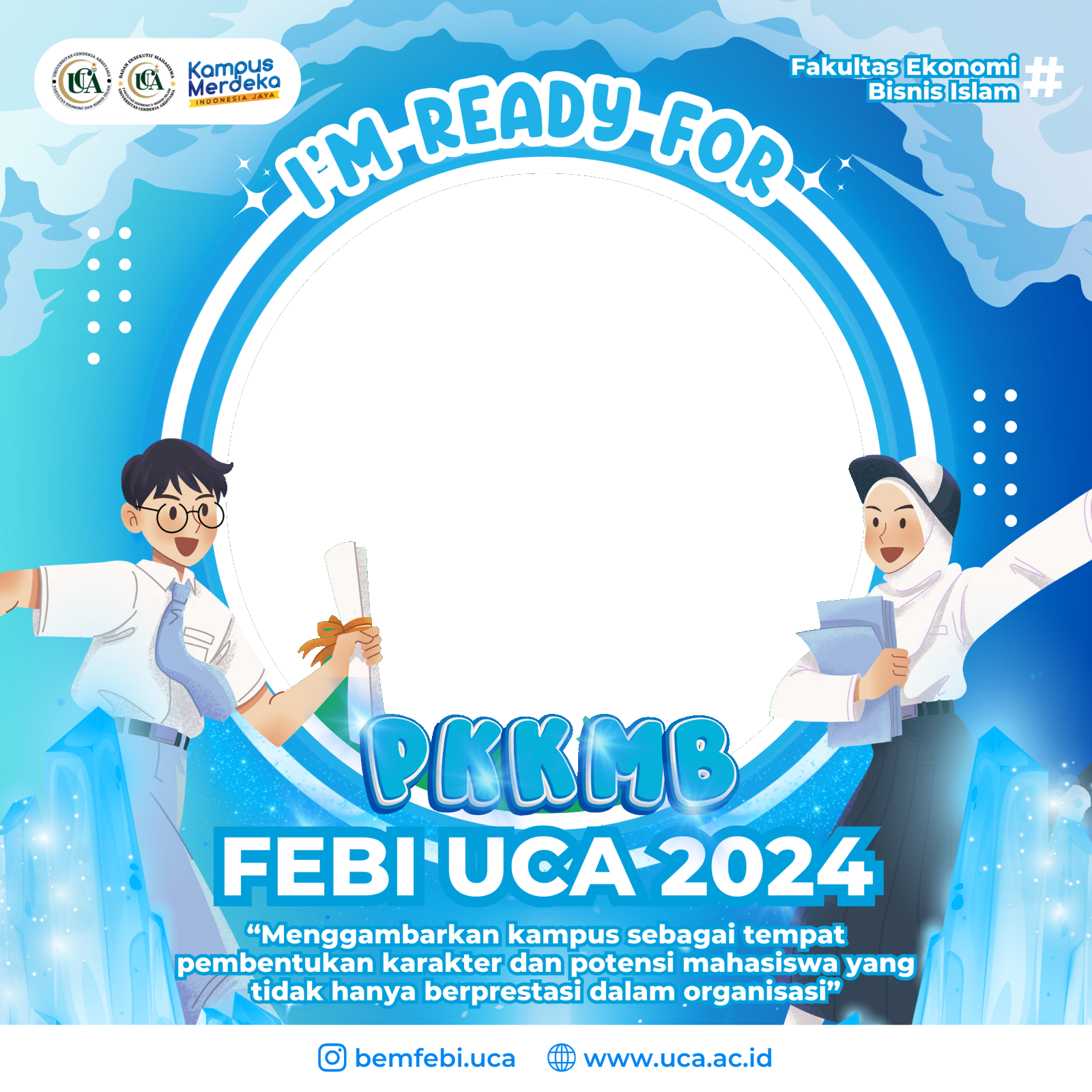 Frame Peserta PKKMB FEBI UCA 2024