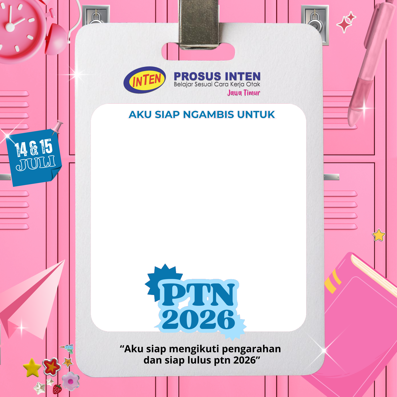 Siap Masuk Inten Siap PTN