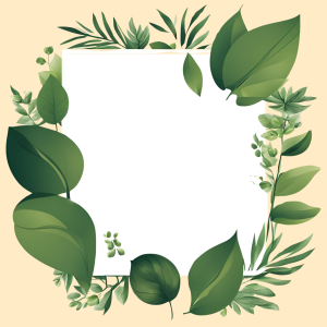 Frame of Pretty Leaves Photo Frame