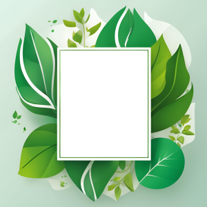 Frame of Beautiful Leaves Frame