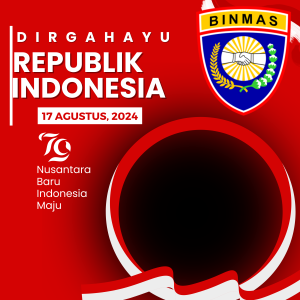 Frame of Bhabinkamtibmas serpong