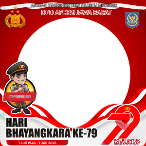 Frame of hari bhayangkara ke-79