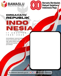 Frame of hutkemerdekaanri