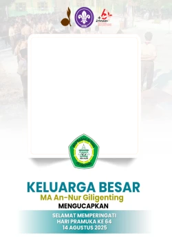 Frame of Ucapan Selamat Hari Pramuka Ke-64