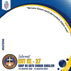 Frame of HUT Ke 27 GBKP KAYSIMA