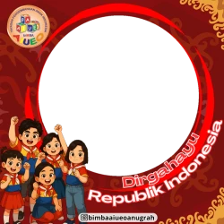 Frame of HUT RI 2025 With Bimba Anugrah