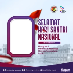 Frame of Hari Santri Nasional 2025