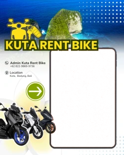 Frame of kuta rent bike