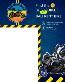 Frame of Bali rent bike