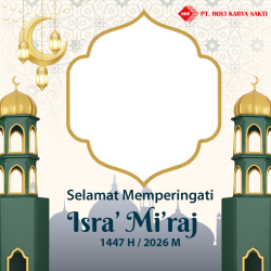 Frame of Memperingati Isra Miraj 2026