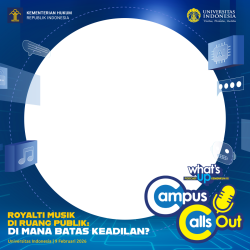 Frame of What's Up Campus Calls Out | Universitas Indonesia