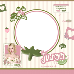 Frame of Jiwoo Birthday