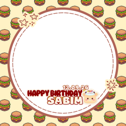 Frame of Happy Birthday Sabim!!